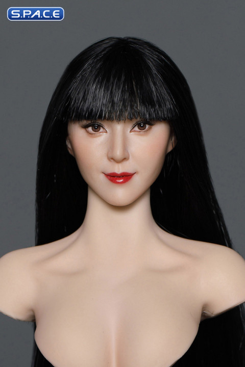 1/6 Scale Kyoko Head Sculpt (straight long black hair)