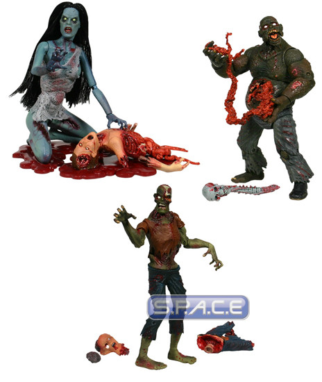 Set of 3 : Attack of the Living Dead (Color Strain Phase I)