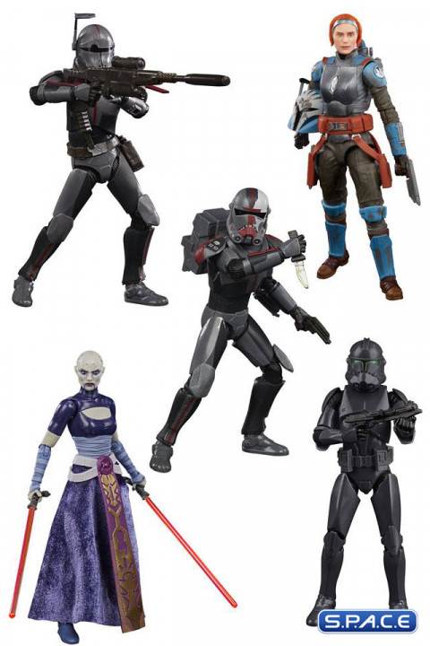 Set of 5: The Black Series 2021 Wave 2 (Star Wars)