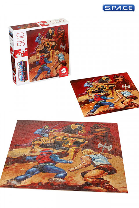 Skeletor Battle Scene 500-Teile Puzzle (Masters of the Universe)