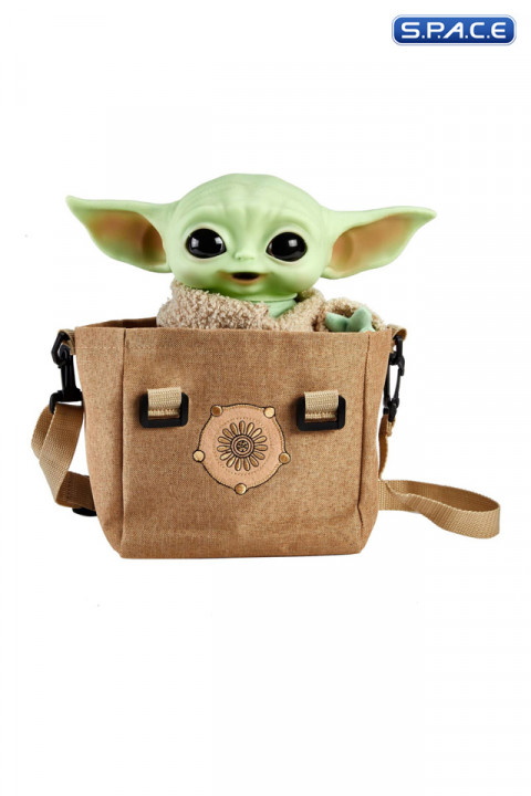 Electronic Grogu The Child Plush Figure with Shoulder Bag (The Mandalorian)