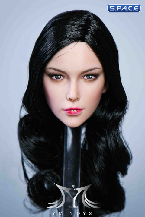 1/6 Scale Valerie Head Sculpt (long black Hair)