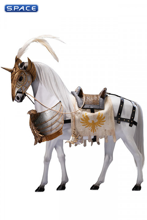1/6 Scale White Armor Horse of Eagle Knight Guard (The Era of Europa War)