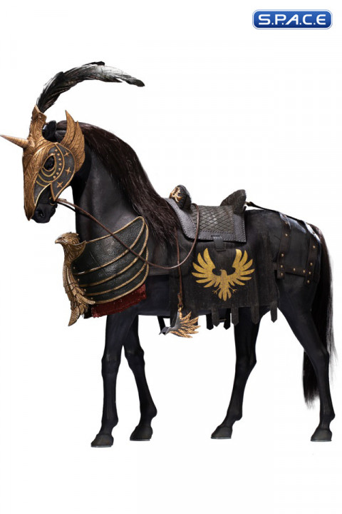 1/6 Scale Black Armor Horse of Eagle Knight Guard (The Era of Europa War)