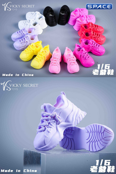 1/6 Scale female Sneaker (lavender)