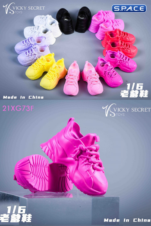 1/6 Scale female Sneaker (magenta)