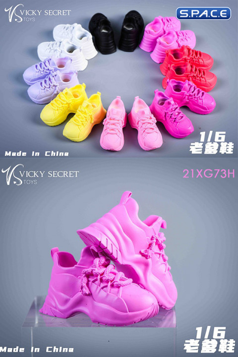 1/6 Scale female Sneaker (fuchsia)