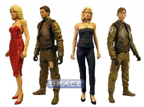 4er Komplettsatz: Battlestar Galactica Series 1