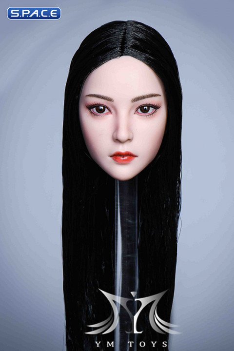 1/6 Scale Akiko Head Sculpt (long black hair)