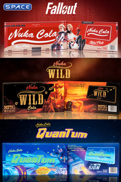 Nuka Cola Metal Sign Collection (Fallout)