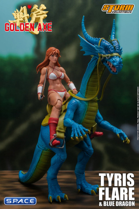 1/12 Scale Tyris Flare & Blue Dragon 2-Pack (Golden Axe)