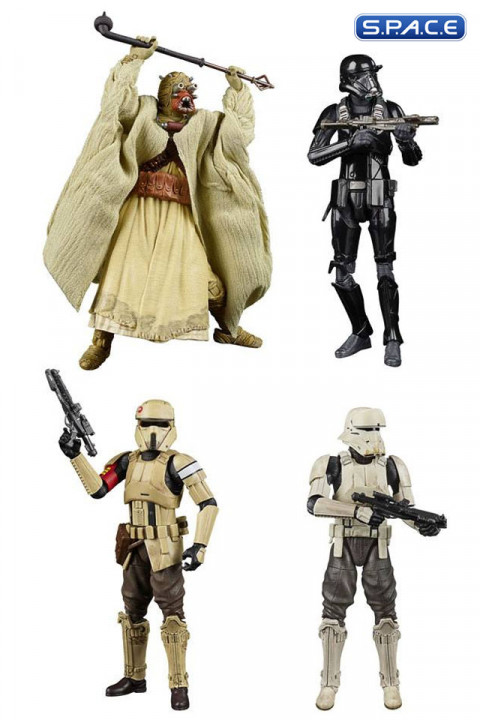 Complete Set of 4: The Black Series Archive 50th Anniversary Wave 2 (Star Wars)