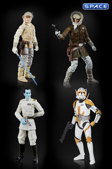 Complete Set of 4: The Black Series Archive 50th Anniversary Wave 1 (Star Wars)