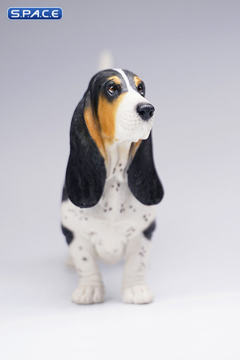 1/6 Scale Basset Hound (black)