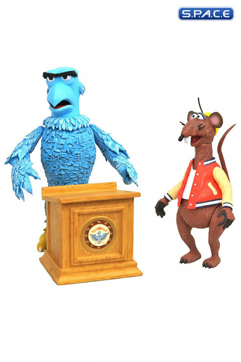 Sam the Eagle & Rizzo the Rat 2-Pack (Muppets)