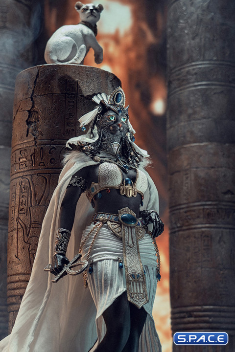 1/6 Scale White Bastet - The Cat Goddess