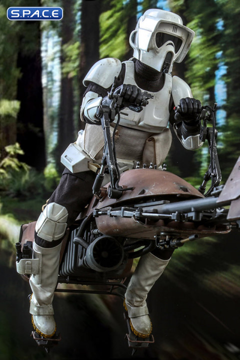 1/6 Scale Scout Trooper and Speeder Bike Movie Masterpiece Set MMS612 (Star Wars)