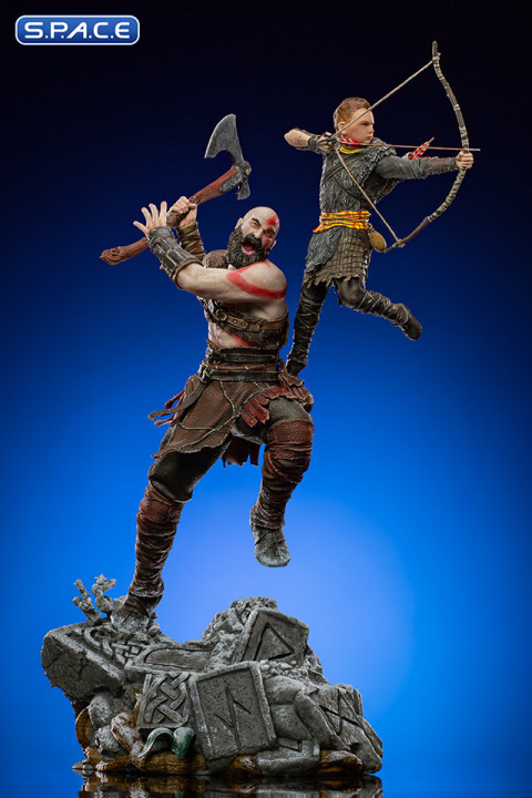 1/10 Scale Kratos and Atreus Deluxe BDS Art Scale Statue (God of War)