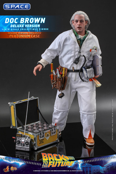 1/6 Scale Doc Brown Deluxe Version Movie Masterpiece MMS610 (Back to the Future)