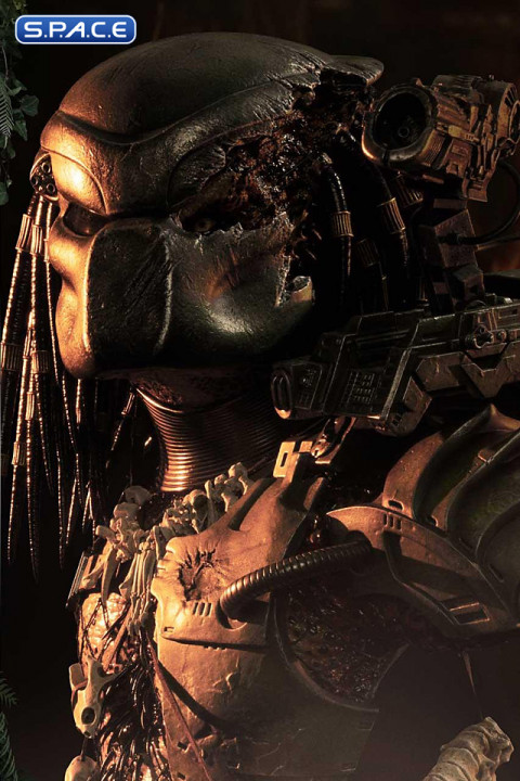 1/3 Scale Jungle Hunter Predator Premium Bust - Battle-Damaged Version (Predator)