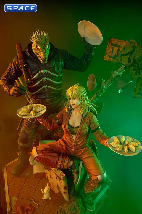 1/4 Scale Caiman & Nikaido Ultimate Premium Masterline Statue (Dorohedoro)