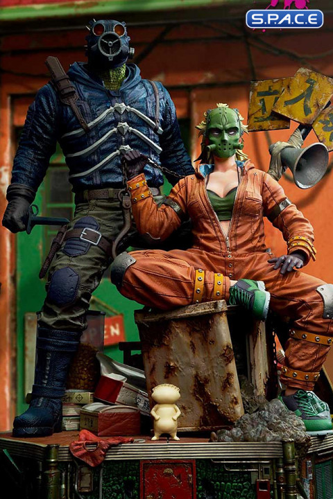 1/4 Scale Caiman & Nikaido Deluxe Version Ultimate Premium Masterline Statue (Dorohedoro)