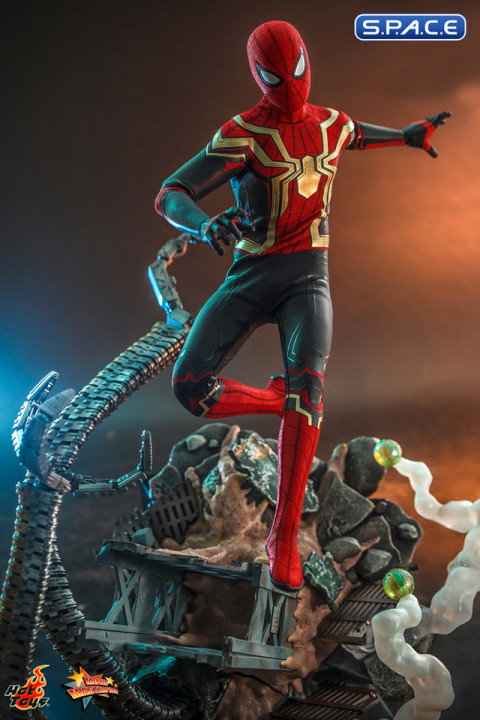 1/6 Scale Spider-Man »Integrated Suit« Deluxe Version Movie Masterpiece MMS624 (Spider-Man: No Way Home)