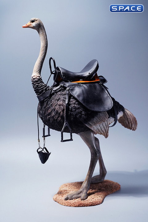 1/6 Scale Ostrich with saddle (black)
