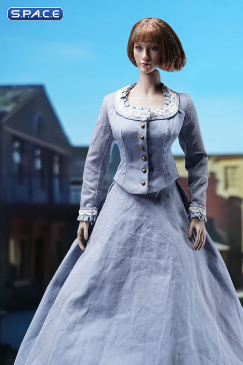 1/6 Scale long-sleeved Western Retro Dress