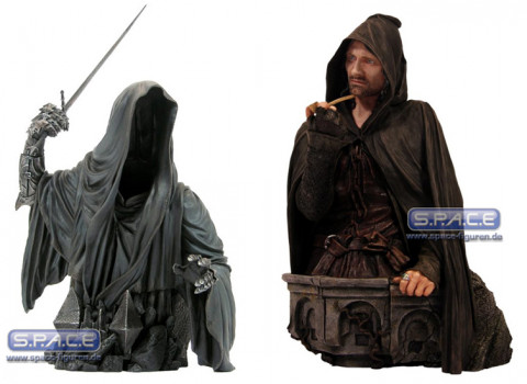 Set of 2: Ringwraith Ringbearer and Strider Ringbearer Bust (The Lord of the Rings)