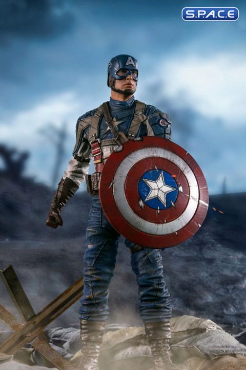 1/10 Scale Captain America Deluxe Art Scale - Event Exclusive (Marvel Studios - The first 10 years)
