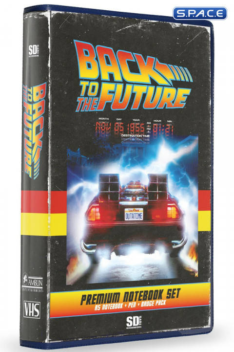 Back To The Future Great Scott VHS Premium Hardback A5 Notebook Official License 