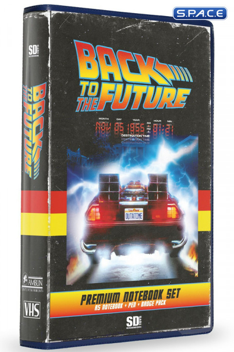 VHS Premium Notebook Set (Back to the Future)