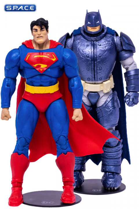 Superman vs. Armored Batman from Batman: The Dark Knight Returns 2-Pack (DC Multiverse)