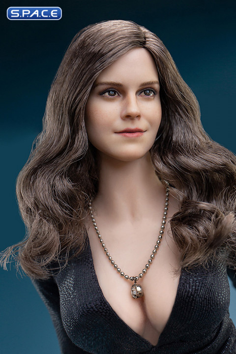 1/6 Scale Emma Head Sculpts (brown curly hair)