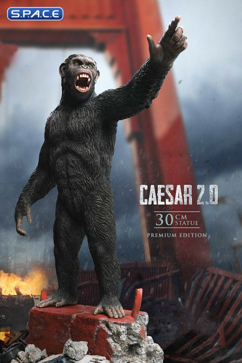 Caesar 2.0 Mixed Media Statue Deluxe Version (Rise of the Planet of the Apes)