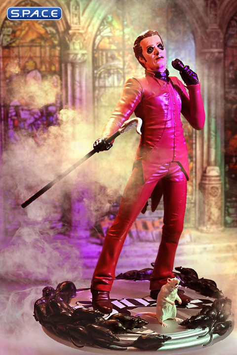 Cardinal Copia Red Tuxedo Rock Iconz Statue (Ghost)