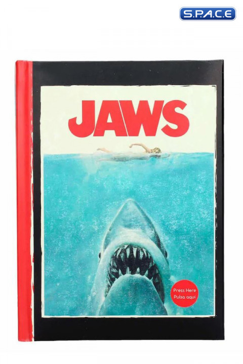 Jaws Notizbuch mit Leuchtfunktion (Jaws)