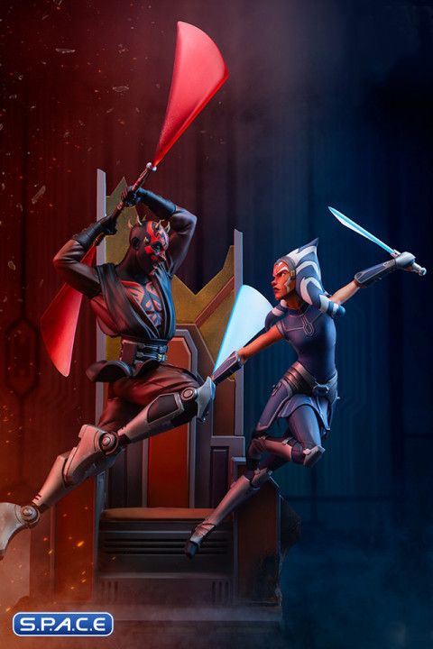 Ahsoka Tano vs. Darth Maul Diorama (Star Wars - The Clone Wars)