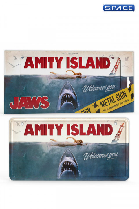 Amity Island welcomes you Metal Sign (Jaws)