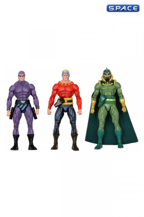 3er Komplettsatz: The Original Superheroes Serie 1 (King Features)