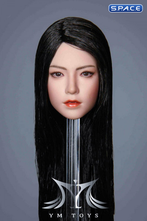1/6 Scale Koko Head Sculpt (long black hair)