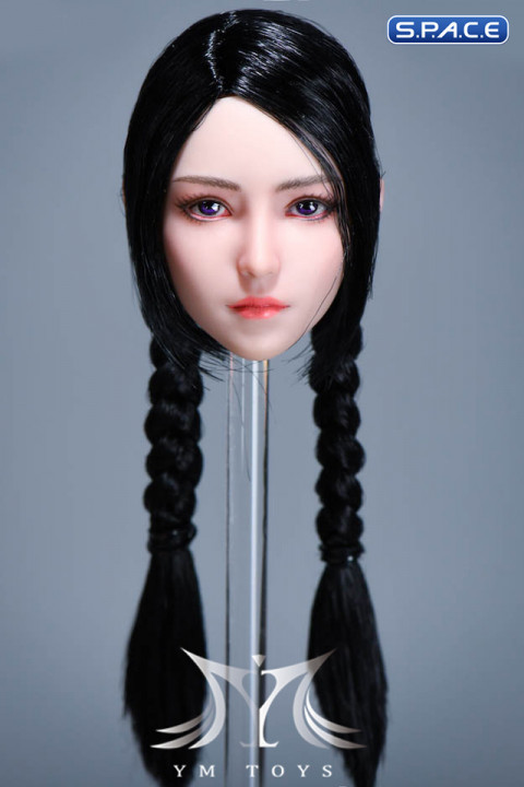 1/6 Scale Anh Head Sculpt (black hair with pigtail)