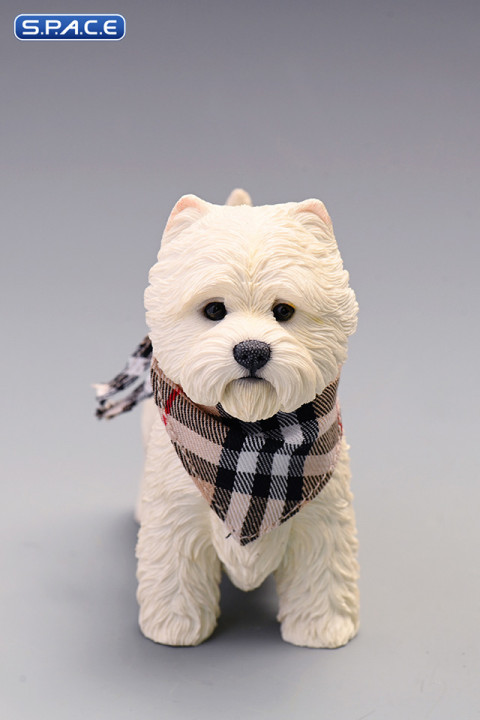 1/6 Scale white West Highland Terrier Version A