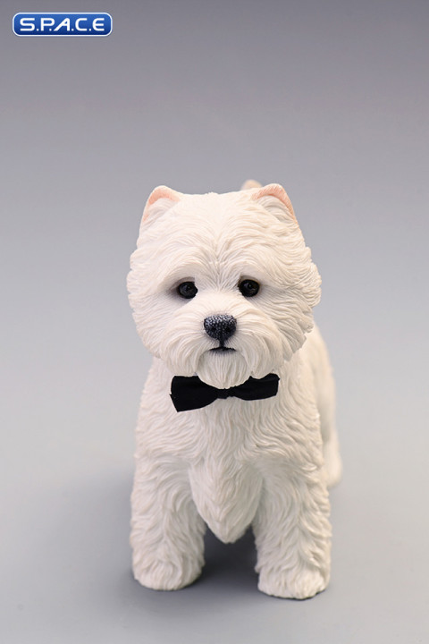 1/6 Scale white West Highland Terrier Version B