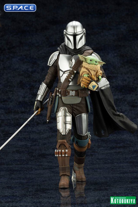 1/10 Scale The Mandalorian & Grogu with Beskar Staff ARTFX+ Statue (The Mandalorian)