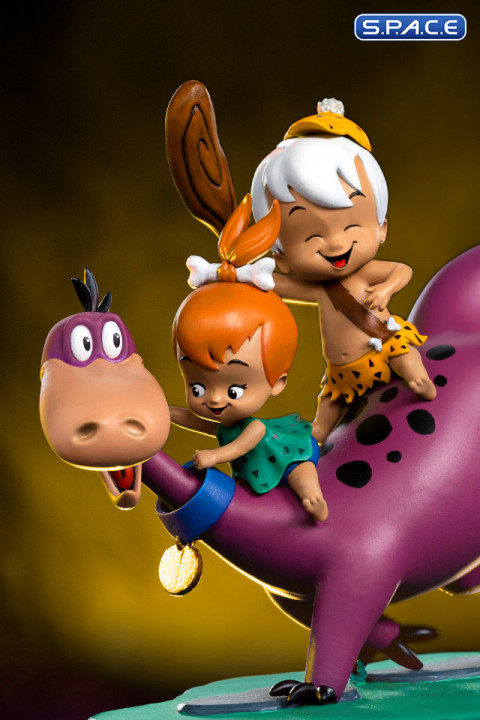 1/10 Scale Dino, Peebles & Bamm-Bamm Art Scale Statue (The Flintstones)