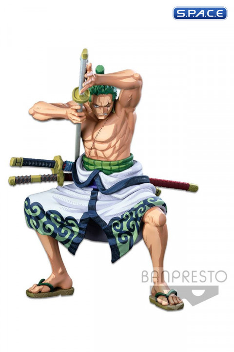 The Roronoa Zoro Super Master Stars Piece PVC Statue - Two Dimensions Version (One Piece)