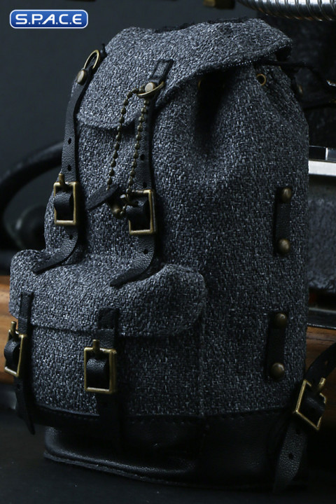 1/6 Scale Vintage Bag Salt & Pepper Backpack S30 (black pepper salt)