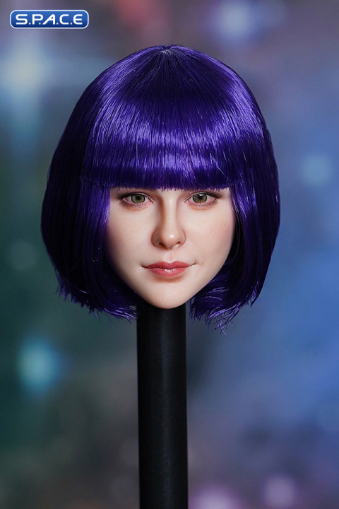 1/6 Scale Chloe Head Sculpt (purple hair)